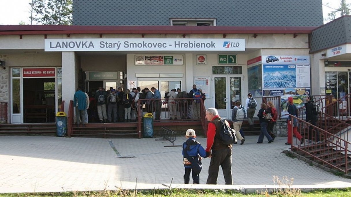 Hrebienok Starý Smokovec, pozemná lanovka (Vysoké Tatry) 1 źródło: https://en.wikipedia.org/wiki/File:Stary_Smokovec-Hrebienok,_lanovka.jpg