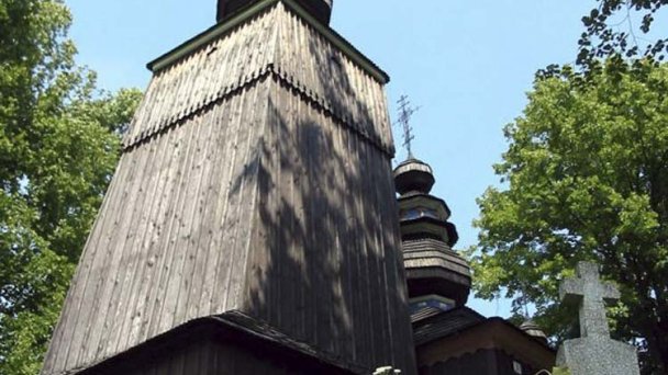 Drewniana Świątynia Ochrony Presv. Burmistrzowie Hunkovce 4 źródło: https://www.muzeum.sk/dreveny-kostol-hunkovce.html