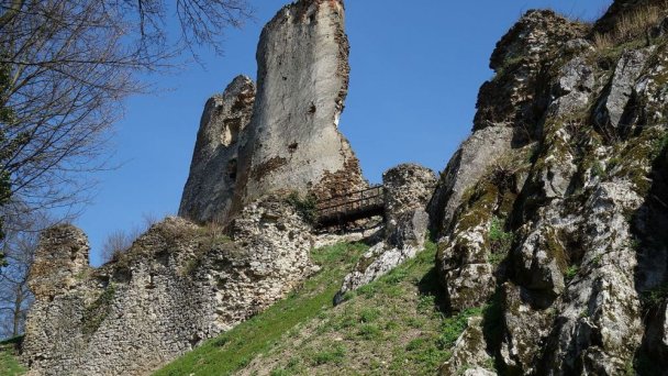 Hrad Cicva Autor: Milan Bališin źródło: https://sk.wikipedia.org/wiki/%C4%8Ci%C4%8Dava_(hrad)#/media/S%C3%BAbor:Hrad_%C4%8Ci%C4%8Dva_023.jpg