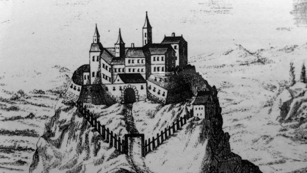 Hrad Lietava Autor: Juloml źródło: https://upload.wikimedia.org/wikipedia/commons/2/22/Lietava_copperplate.jpg