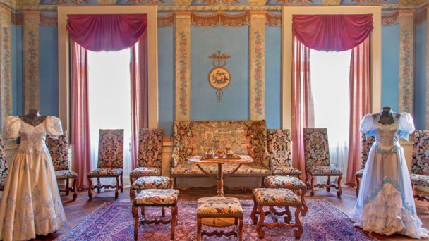 Kaštieľ Svätý Anton- Hudobný salón