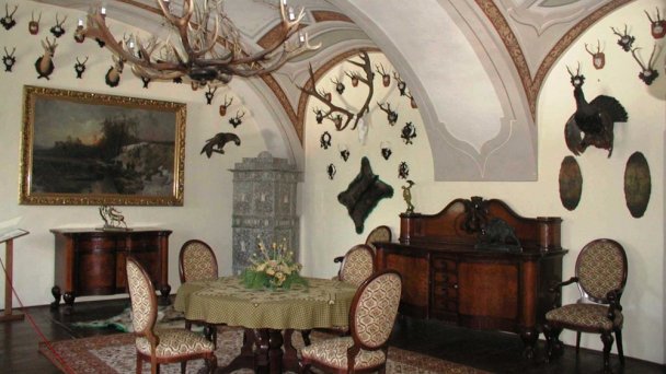 Kaštieľ Svätý Anton- Poľovnícky salón