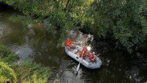 Žilinský Baťov kanál, plavby na člnoch po biokoridore pri Vodnom diele 3