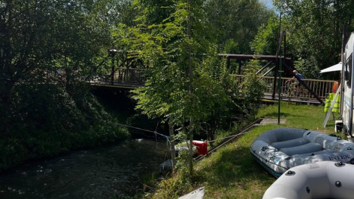 Žilinský Baťov kanál, plavby na člnoch po biokoridore pri Vodnom diele 2