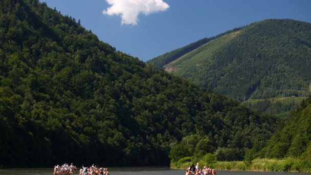 Tratwa na Wagu Streczno 2