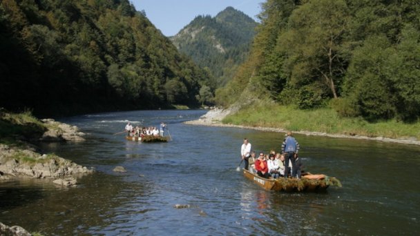 Pltníctvo Dunajec, splavovanie prielomu Dunajca - Pieniny Červený Kláštor 3 źródło: http://pltnictvo.eu.sk/galeria/