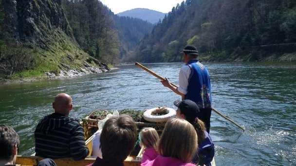 Pltníctvo Dunajec, splavovanie prielomu Dunajca - Pieniny Červený Kláštor 9 źródło: http://pltnictvo.eu.sk/galeria/