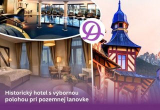 Pobyt w ekskluzywnym zabytkowym hotelu z kolejkami linowymi i parkami wodnymi w cenie