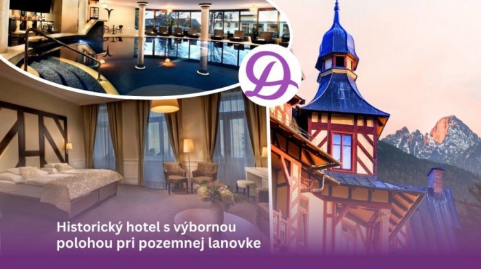 Pobyt w ekskluzywnym zabytkowym hotelu z kolejkami linowymi, karnetami narciarskimi i parkami wodnymi w cenie pobytu