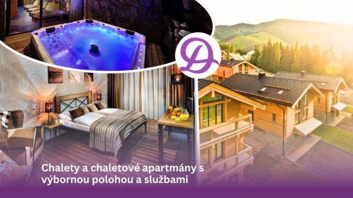 Ekskluzywne Chalets De Luxe w Tatrach Niskich z kolejkami linowymi, karnetami narciarskimi i parkami wodnymi w cenie pobytu