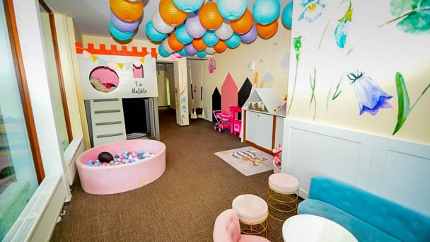 Detský kútik čokoládovňa v 3-hviezdičkovej časti Hrebienok Resortu