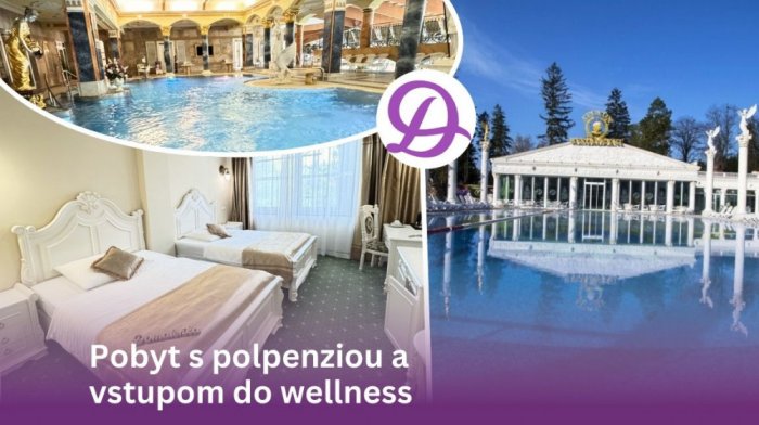 Zakwaterowanie z niepełnym wyżywieniem i dostępem do basenów termalnych, wellness i fitness 