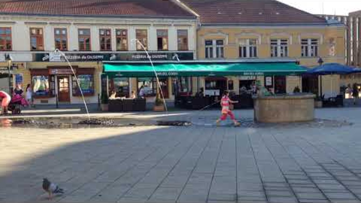 Fontaine Vodníka Valentína, Trenčín (Slovaquie) Autor: michel1066 źródło: https://www.youtube.com/@michel1066