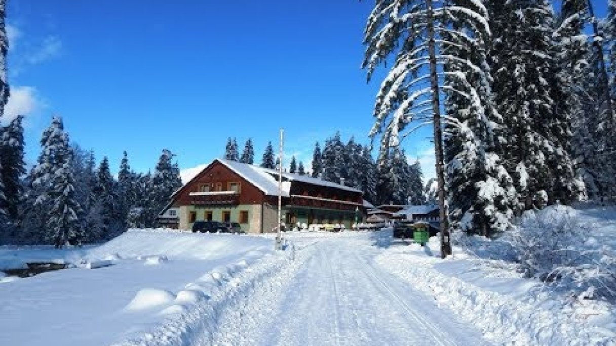 HOTEL BYSTRINA, HOTEL POĽOVNÍK, KOLIBA BYSTRINA, DEMÄNOVSKÁ DOLINA, JASNÁ Autor: Bystrina resort źródło: https://www.youtube.com/@bystrinaresort3527