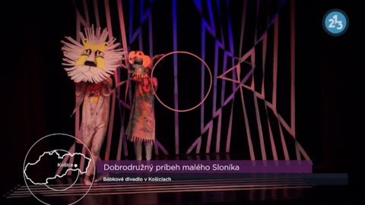 Dobrodružný príbeh malého Sloníka - Bábkové divadlo v Košiciach - reportáž Autor: Moja Kultúra źródło: https://www.youtube.com/@MojaKultura