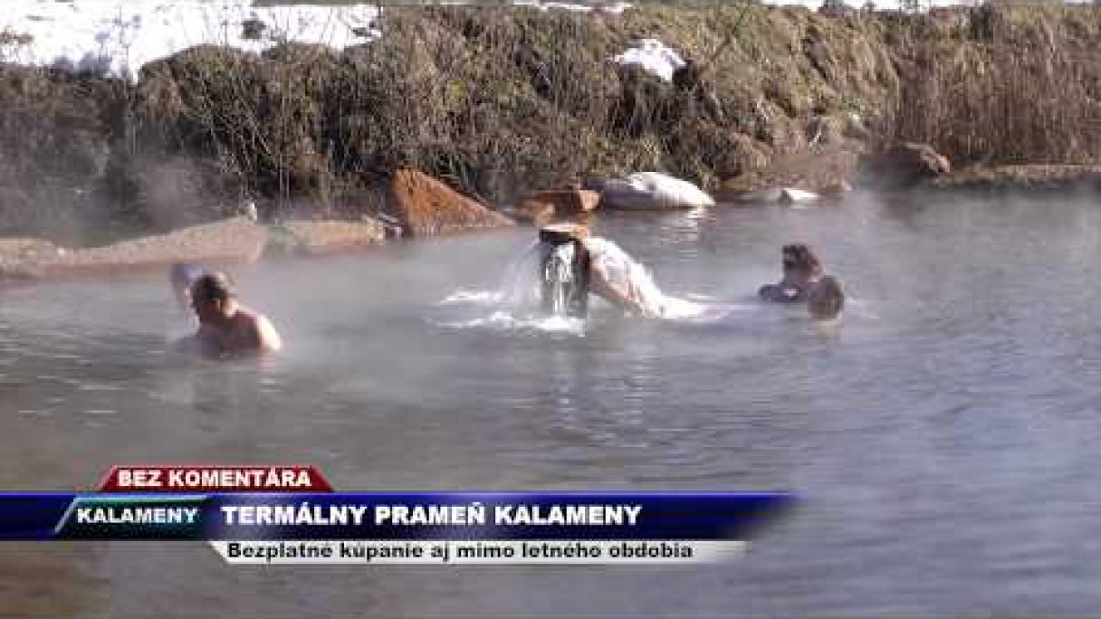 TV SEVERKA - Bez komentára - Termálny prameň Kalameny Autor: Severka Televízia severného Slovenska źródło: https://www.youtube.com/@TvSeverka TV SEVERKA - Bez komentára - Termálny prameň Kalameny Autor: Severka Televízia severného Slovenska źródło: https://www.youtube.com/@TvSeverka