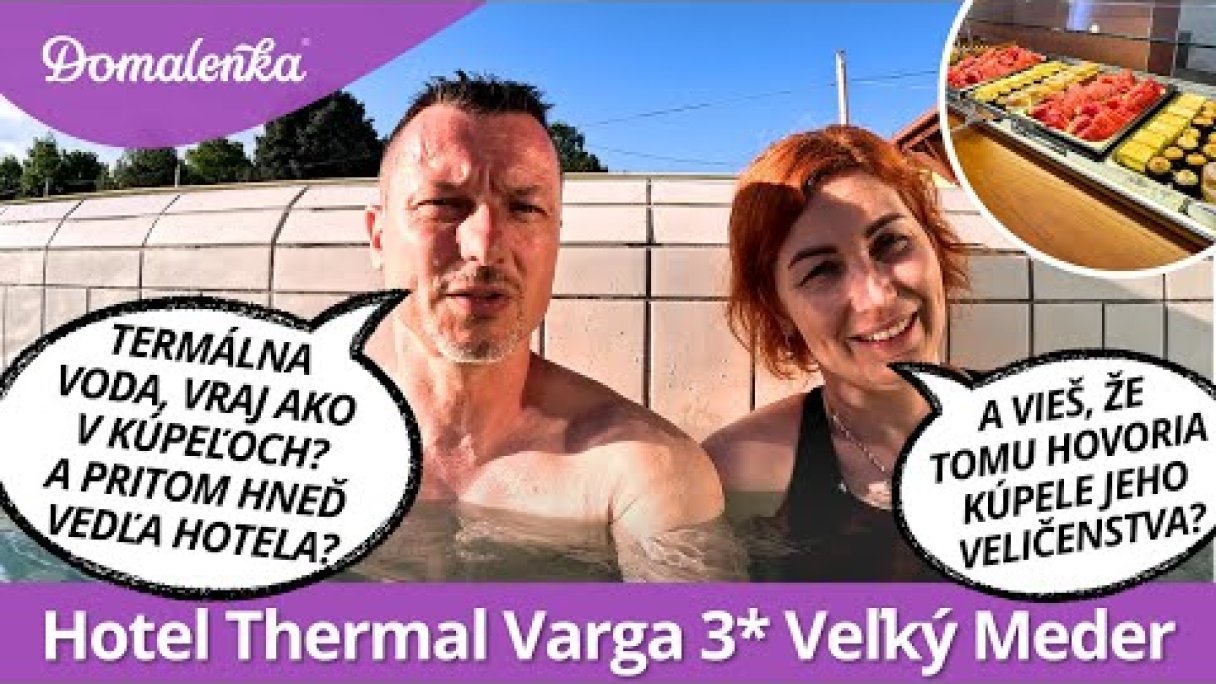 Voda ako v kúpeľoch, ale kúpele to nie sú! Uľaví od bolesti kĺbov? Hotel Thermal Varga Veľký Meder Autor: Domalenka predtým Sorger źródło: https://www.youtube.com/@domalenka
