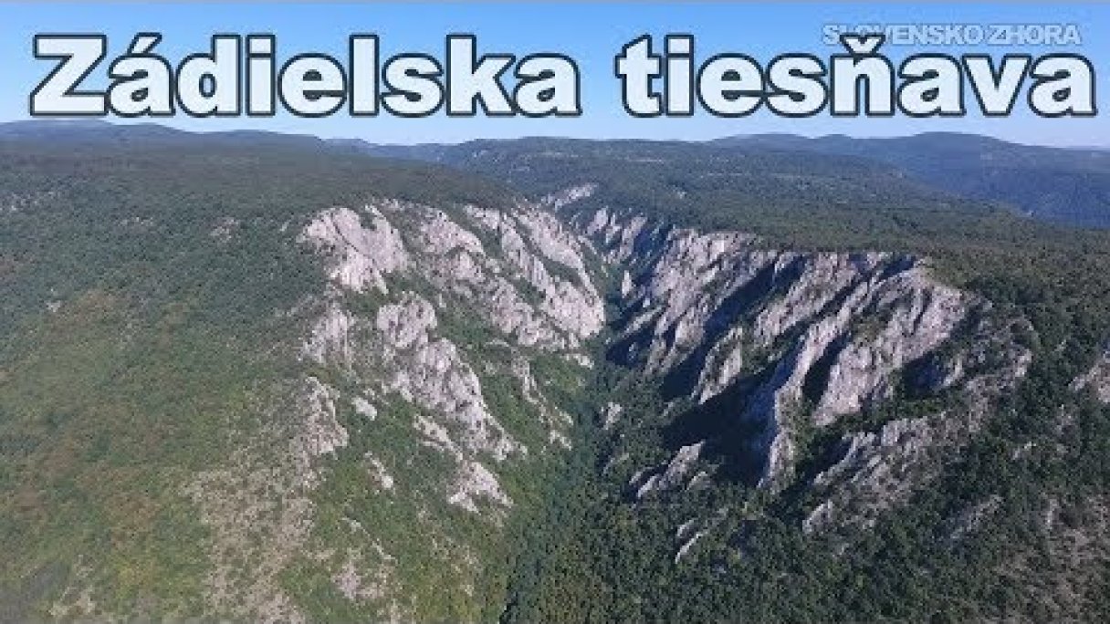 Zádielska tiesňava Autor: SLOVENSKO ZHORA źródło: https://www.youtube.com/@SLOVENSKO-ZHORA