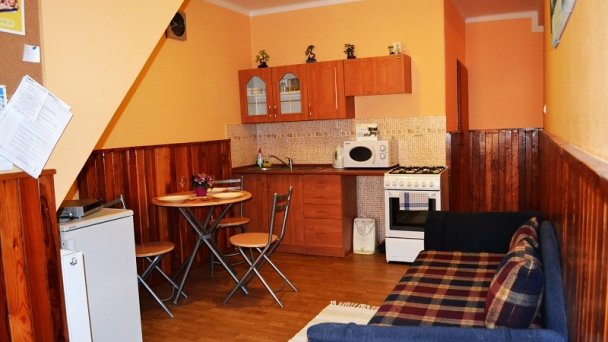Apartmán Gerlach kuchyňa so sedením