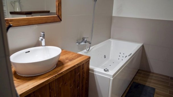 Apartmán Royal - kúpelňa s vírivkou.