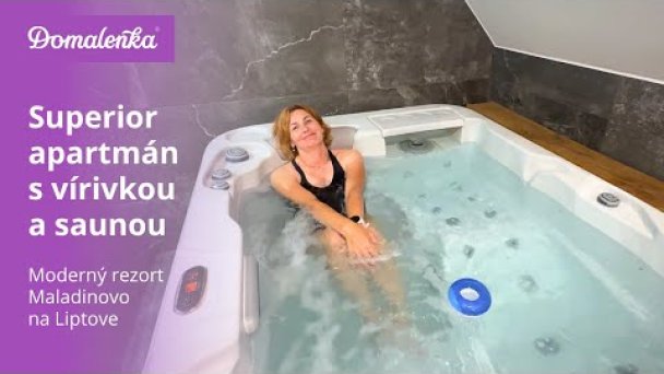 Rezort Maladinovo Liptovský Mikuláš: Superior apartmán s vírivkou a saunou Autor: Domalenka predtým Sorger źródło: https://www.youtube.com/@domalenka
