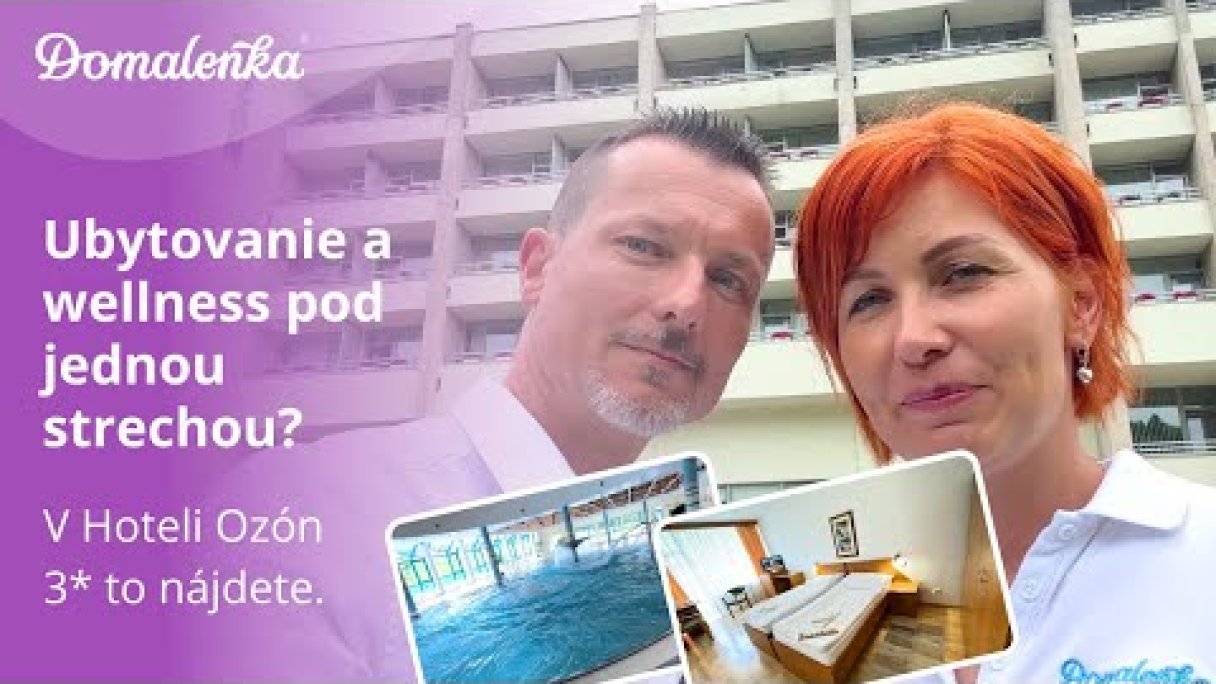 Bardejovské Kúpele: Ubytovanie a wellness pod jednou strechou? V Hoteli Ozón 3* to nájdete Autor: Domalenka predtým Sorger źródło: https://www.youtube.com/@domalenka