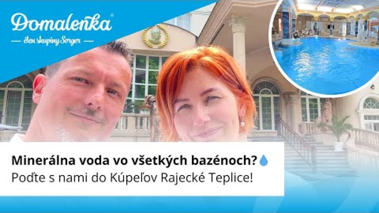 Kúpele Rajecké Teplice: Minerálna voda vo všetkých bazénoch a obrovský wellness  Autor: Domalenka predtým Sorger źródło: https://www.youtube.com/@domalenka