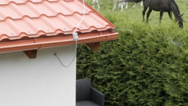 Pohľad bočný na terasu