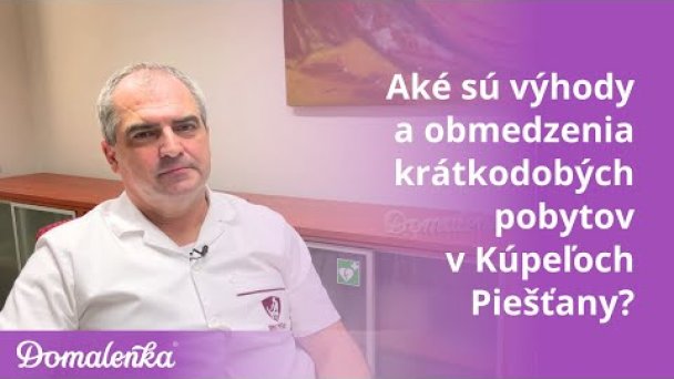 Aké sú výhody a obmedzenia krátkodobých pobytov - Kúpele Piešťany - MUDr. Boris Bánovský Autor: Domalenka predtým Sorger źródło: https://www.youtube.com/@domalenka