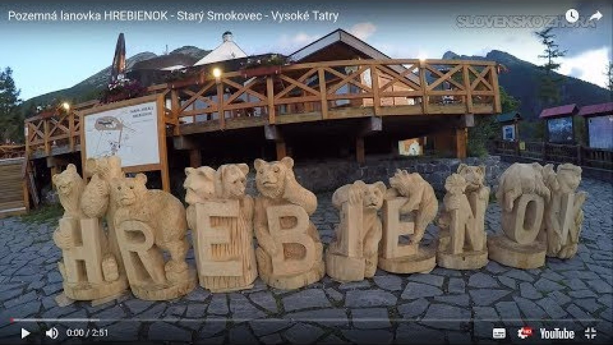 Pozemná lanovka HREBIENOK - Starý Smokovec - Vysoké Tatry Autor: SLOVENSKO ZHORA źródło: https://www.youtube.com/@SLOVENSKO-ZHORA
