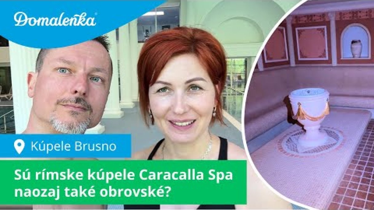 Kúpele Brusno: Sú rímske kúpele Caracalla Spa naozaj také obrovské? Autor: Domalenka predtým Sorger źródło: https://www.youtube.com/@domalenka