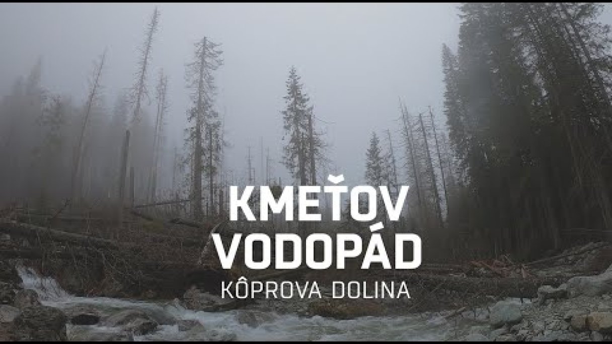 Kmeťov vodopád v Kôprovej doline ebajkom z Podbanského Autor: Bicyklom po Slovensku źródło: https://www.youtube.com/@BicyklompoSlovensku