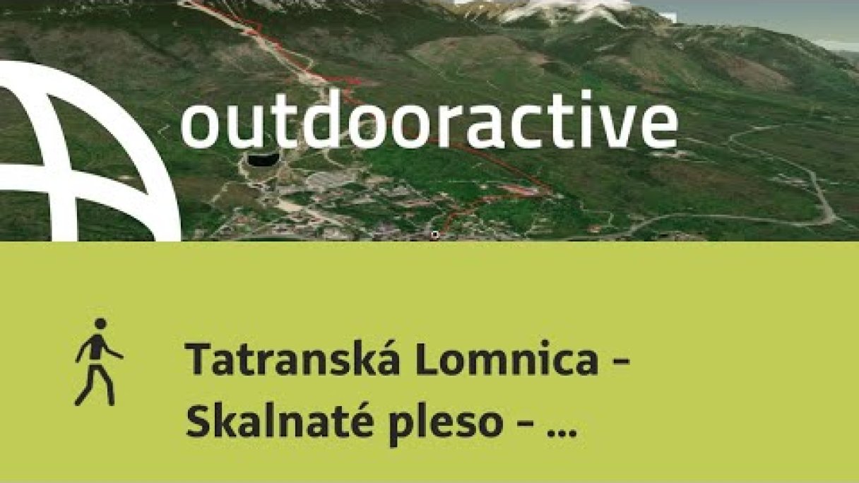 túra in Karpaty: Tatranská Lomnica - Skalnaté pleso - Jahňací štít - ... Autor: Outdooractive – 3D Videos źródło: https://www.youtube.com/@outdooractive_routes