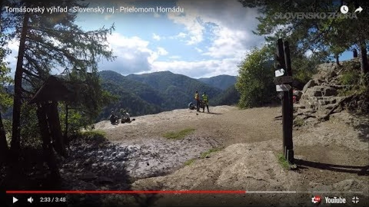Tomášovský výhľad - Slovenský raj - Prielomom Hornádu Autor: SLOVENSKO ZHORA źródło: https://www.youtube.com/@SLOVENSKO-ZHORA