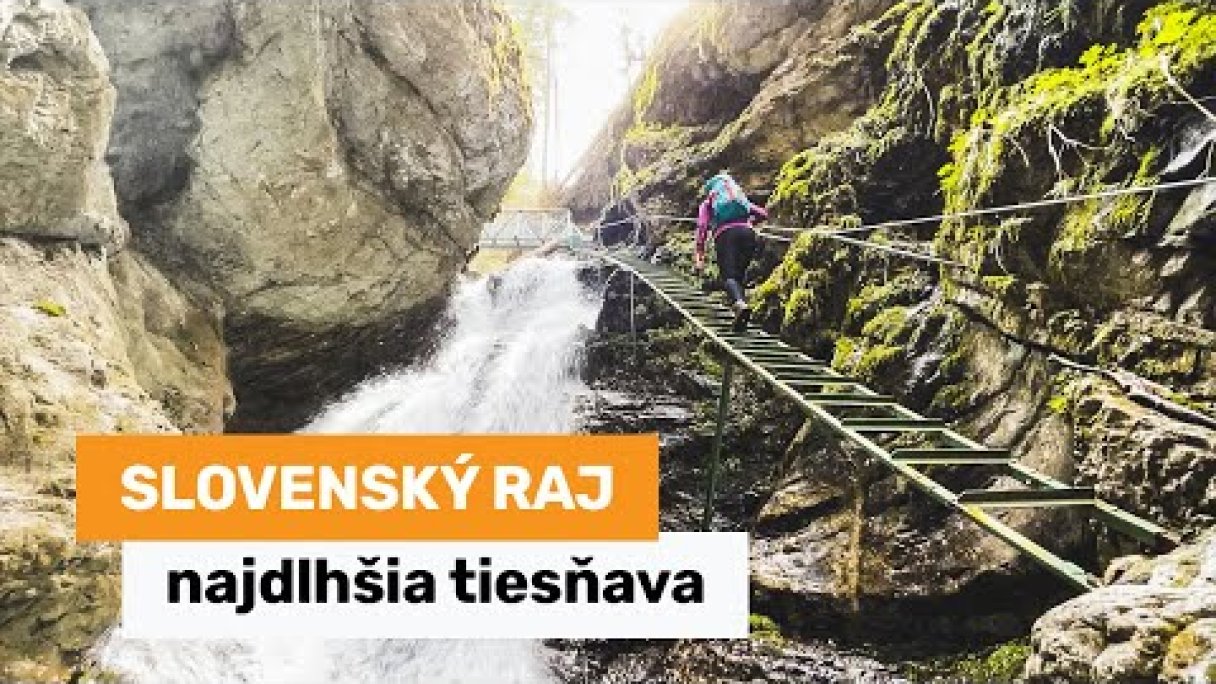 Slovenský raj - najdlhšia tiesňava na Slovensku - Veľký Sokol Autor: MTHIKER_SK źródło: https://www.youtube.com/@MTHIKERSK