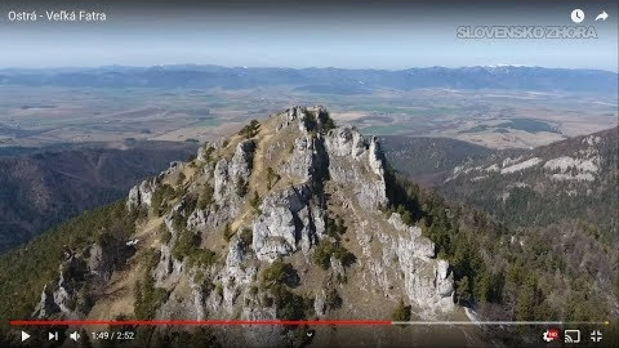 Ostrá - Veľká Fatra Autor: SLOVENSKO ZHORA źródło: https://www.youtube.com/@SLOVENSKO-ZHORA Ostrá - Veľká Fatra Autor: SLOVENSKO ZHORA źródło: https://www.youtube.com/@SLOVENSKO-ZHORA
