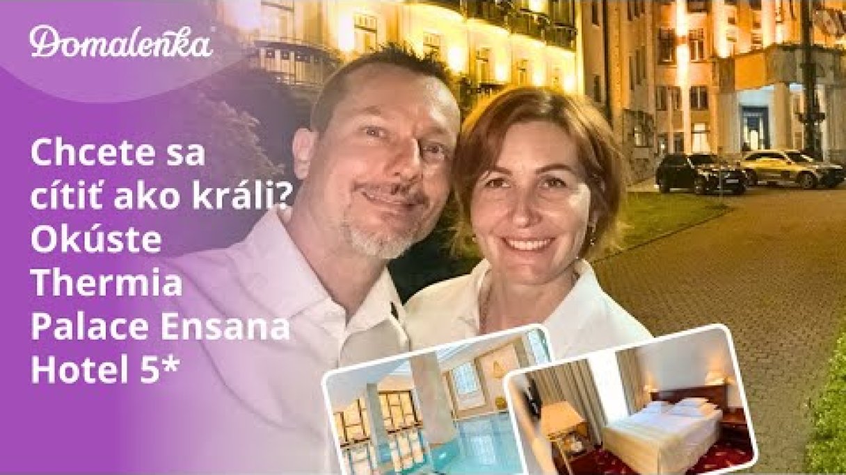 Kúpele Piešťany: Thermia Palace Ensana Hotel 5* (kompletná prehliadka) Autor: Domalenka predtým Sorger źródło: https://www.youtube.com/@domalenka