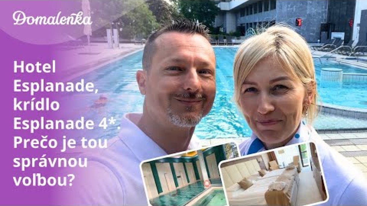 Kúpele Piešťany: Hotel Ensana Esplanade, krídlo Esplanade 4* (kompletná prehliadka) Autor: Domalenka predtým Sorger źródło: https://www.youtube.com/@domalenka