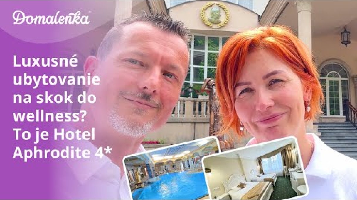 Kúpele Rajecké Teplice: Luxusné ubytovanie na skok do wellness? Hotel Aphrodite 4* je správna voľba Autor: Domalenka predtým Sorger źródło: https://www.youtube.com/@domalenka