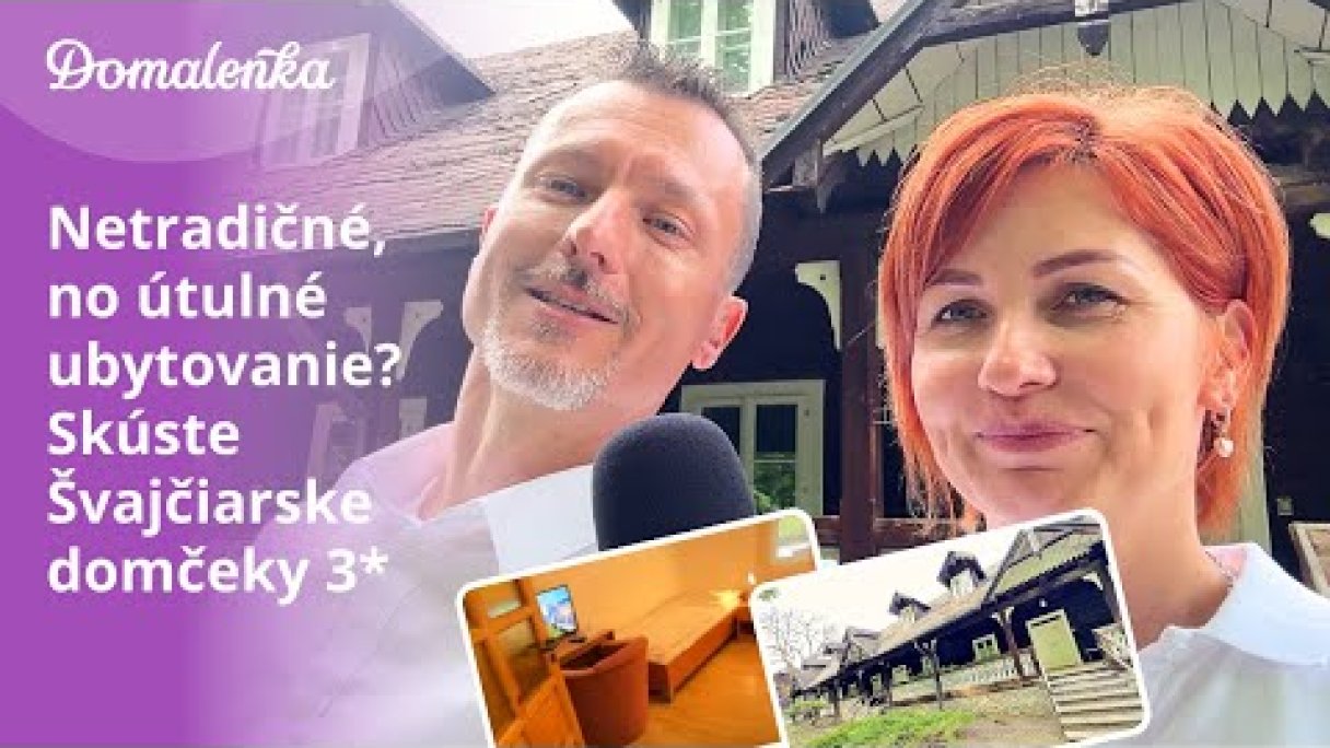 Kúpele Vyšné Ružbachy: Hľadáte netradičné, no útulné ubytovanie? Skúste Švajčiarske domčeky 3* Autor: Domalenka predtým Sorger źródło: https://www.youtube.com/@domalenka