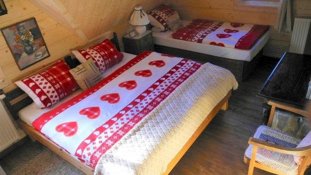 Zrubové domčeky u Vincka 1 a 2  Ždiar 38