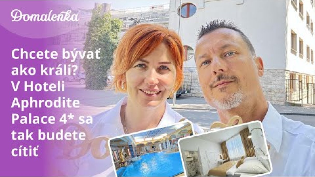 Kúpele Rajecké Teplice: Chcete bývať ako králi? V Hoteli Aphrodite Palace 4* sa tak budete cítiť Autor: Domalenka predtým Sorger źródło: https://www.youtube.com/@domalenka