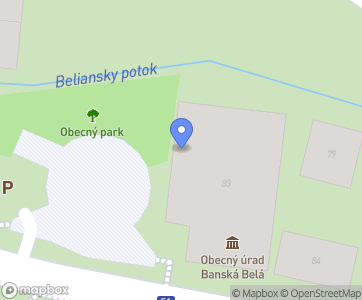 VilaBela Banská Bela - Mapa