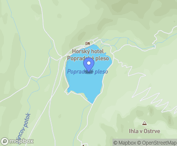 Jezioro Poprad - Mapa