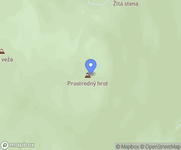 Środkowy wierzchołek Tatr Wysokich - Mapa