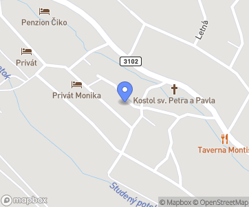 Penzión Toliar Stará Lesná - Mapa
