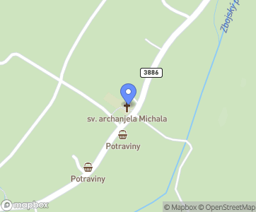 Drewniany kościół św. Archanioł Michał Uličská Krivá - Mapa