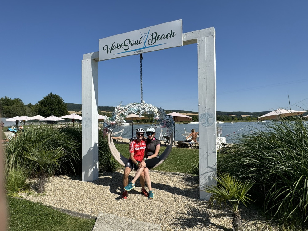 Paula a Peter Sorgerovci vo Wakesoul beach v Piešťanoch